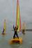 Voile l�g�re / Windsurf - C�te d'Alb�tre